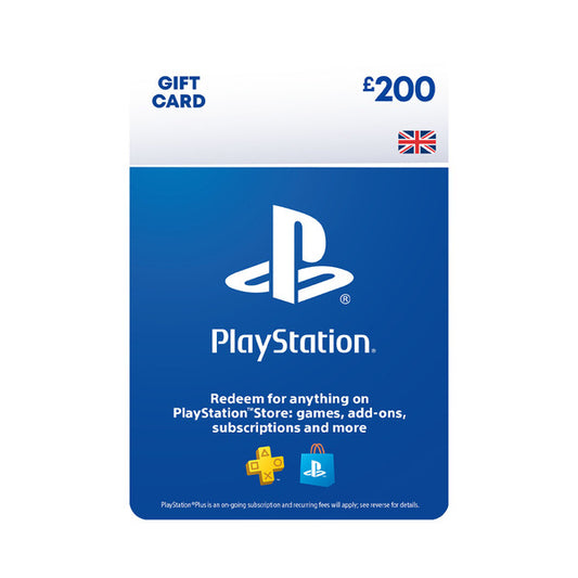 PlayStation PSN Card 200 GBP Wallet PS4 PS5 Top Up (Download Code)