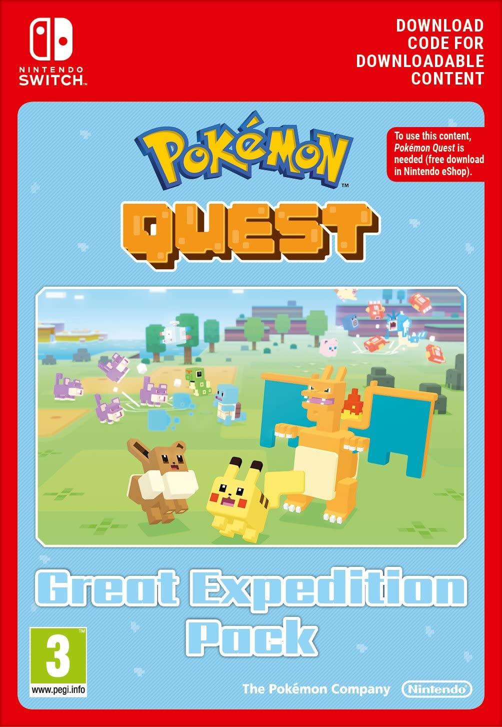 Pokémon Quest: Great Expedition Pack (Nintendo Switch Download) - Offer Games